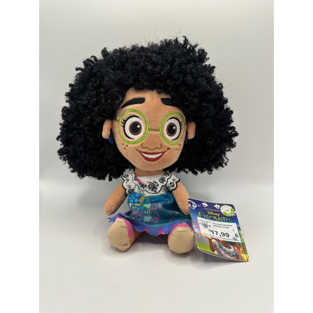 NWT Disney 11" Mirabel Encanto Plush Doll Simba Toys Nicotoy Fluffy Hair